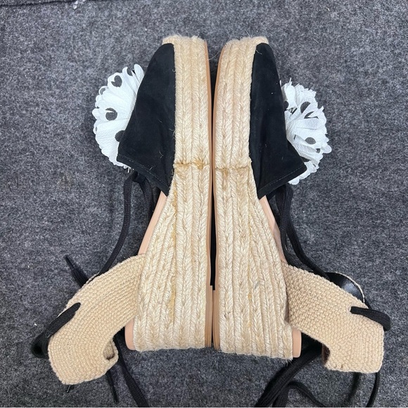 Kate Spade Lafayette Womens Espadrille Wedge Shoes Size 7.5 - Picture 10 of 12